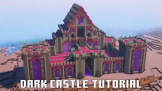 How to build Dark Castle - Minecraft Tutorial