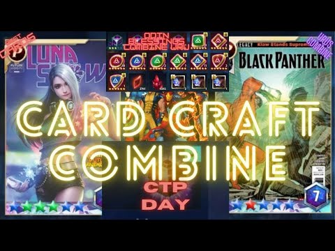 BEST CARDS EVER - COMBINE CRAFT STRUGLLE IS REAL - CTP CHEST - OB URU COMBINE | Marvel Future Fight