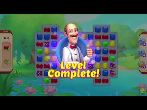 Homescapes PC Gameplay      Level 1093 to 1107    . No commentary..