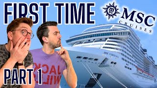 Our FIRST TIME on MSC! Travel Day and Embarkation.