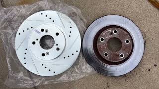 HONDA ELEMENT - Acura TSX Brake Upgrade with Stainless Steel Brake Lines