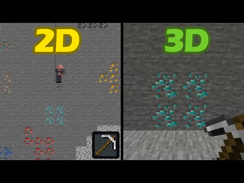 Diamond Heist: 2D vs 3D Mining Showdown