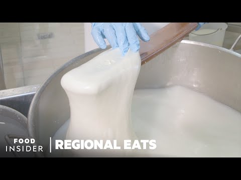 意大利普利亞的Burrata奶酪是如何製作的？ (How Burrata Cheese Is Made In Puglia, Italy | Regional Eats)