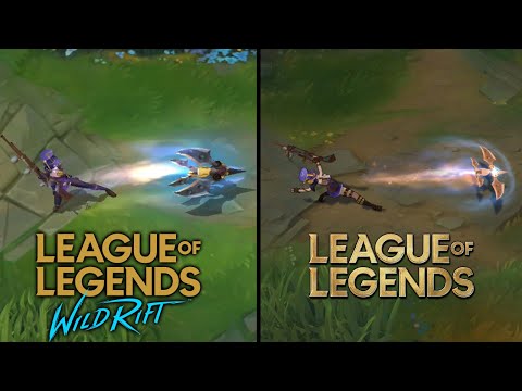 Classic Caitlyn | WR vs LOLPC Comparison