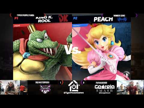 Panda Smash Monday 5/20/19 - MasterPerch(Peach) VS PapaKarcher(K. Rool)- Winner Semis