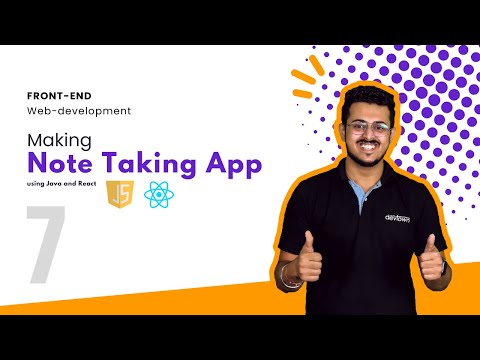 Note Taking App Using Javascript And Reactjs Day 07