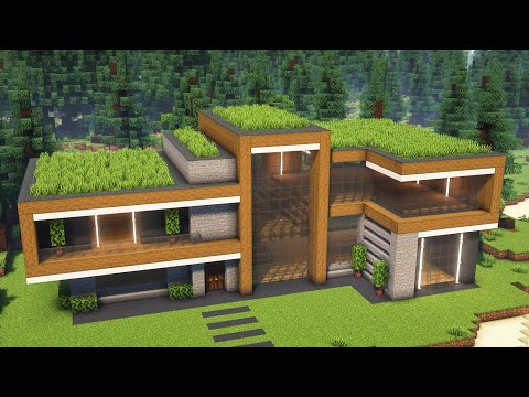 KillRogg - Modern Spruce House 🛠️| Minecraft Tutorial
