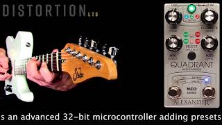 Video thumbnail for Alexander Pedals Quadrant Audio Mirror Delay Pedal by Distortion LTD