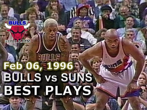 Feb 06 1996 Bulls vs Suns highlights