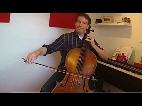 Bach Cello Suite 3 - Bouree 1 - Dury Loveridge