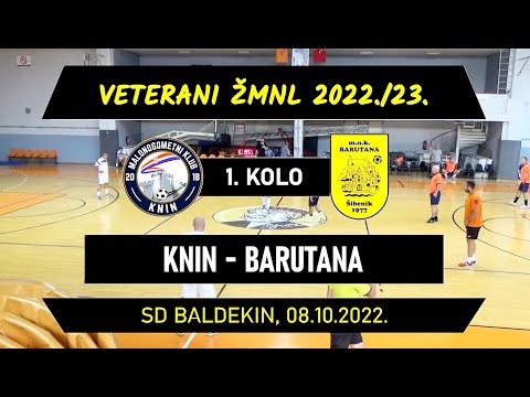 VETERANI ŽMNL: KNIN - BARUTANA  1:1, 08.10.2022.