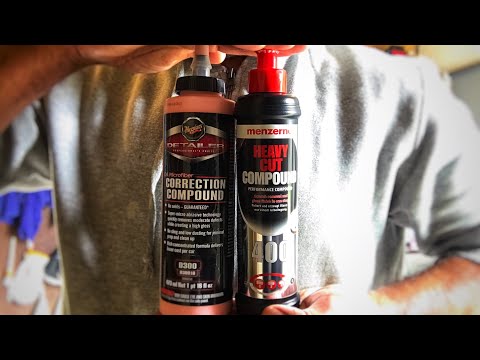 Meguiars Detailer D300 Compound vs Menzerna Heavy Cut Compound 400