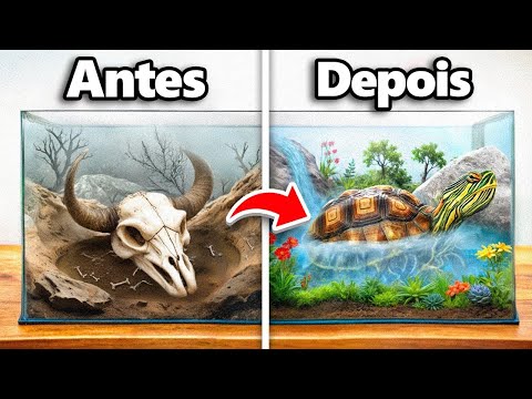 Transformei a Casa Abandonada de uma Tartaruga