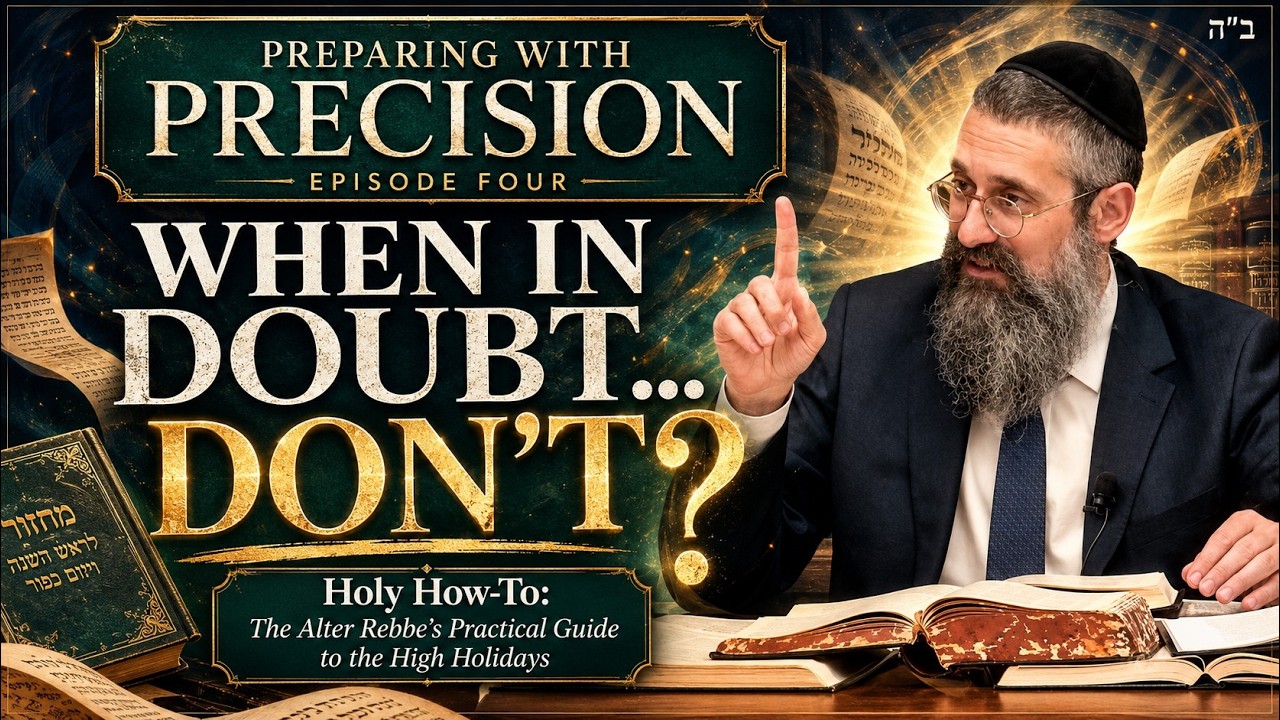 "Preparing with Precision" the Holy How-To Series on the High Holidays #4 | When in Doubt… Don’t? thumbnail