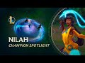 League of Legends | Nilah Champion Spotlight - Gameplay