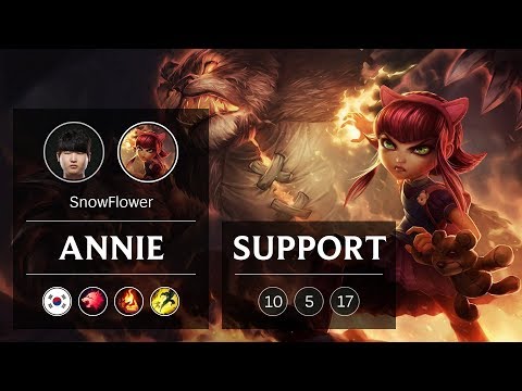 Annie Support vs Alistar - KR Grandmaster Patch 9.3