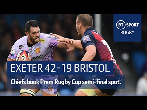 Exeter Chiefs vs Bristol Bears (42-19) | Prem Rugby Cup highlights