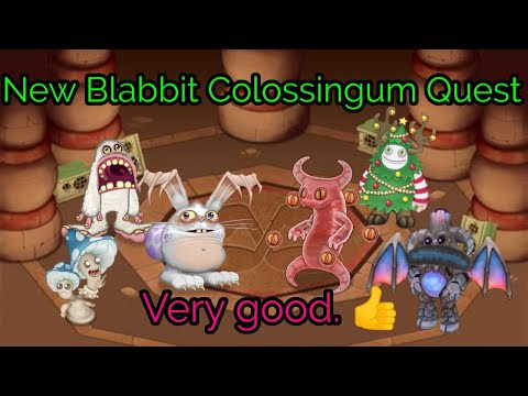 Blabbit's Hunting high and low Colossingum quest! (My Singing Monsters)
