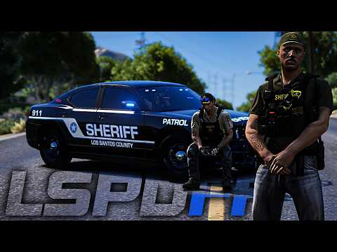 Playing GTA 5 As A POLICE OFFICER Partner Patrol || GTA 5 Lspdfr Mod