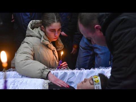 Похороны погибших при ударе по Одессе