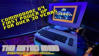 Commodore 64 - 1st Power up in 30 years | The Retro Shed