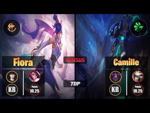 Roach FIORA (Top) [Conqueror] VS CAMILLE - Master KR Patch 10.25