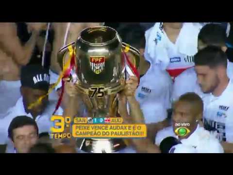 Santos 1x0 Osasco Audax (08/05/2016) - Final Paulistão de 2016 (Santos bicampeão)
