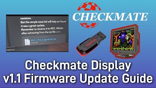 Checkmate Display v1.1 Firmware Update Guide 🔧 | Fix VGA 50hz + New HDMI Features!