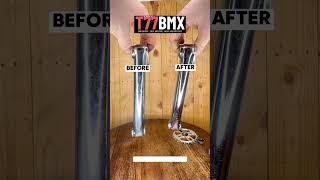 Working hard to refurbish these BMX parts 🔧🔥 polishing the chrome cranks. #bikemaintenance #bmx