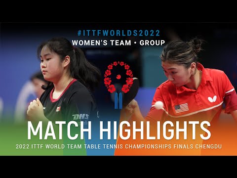 Highlights | Jiayi Nie (CAN) vs Tiffany Ke (USA) | WT Grps | #ITTFWorlds2022