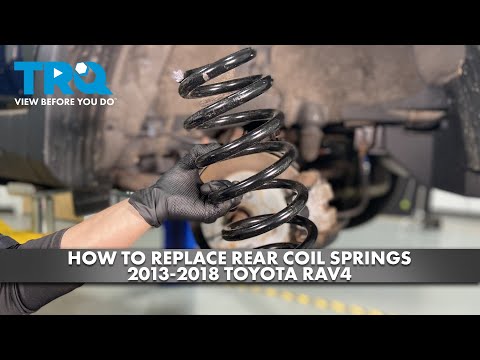 How to Replace Rear Coil Springs 2013-2018 Toyota RAV4