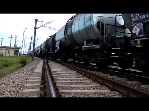 RO - CFR tankers Train - Electric power locomotive