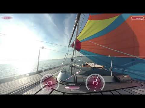 Solo sailing IJsselmeer 7-11-2020. Windspeed 4-7 knots, boat speed 4-7 knots.