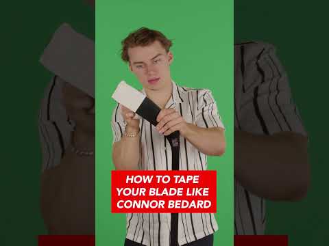 Tutorial de batida com bastão de Connor Bedard 🏒