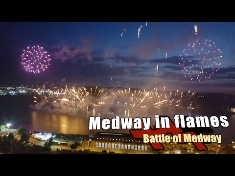 Battle of Medway - fireworks