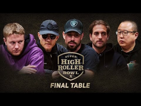 $1,100,000 to the CHAMPION! Super High Roller Bowl FINAL TABLE!