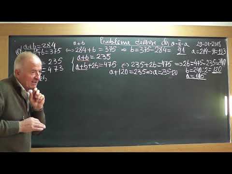 1/2 Lectia 1681 - Clasa 2 - Aflarea a 2 necunoscute din 2 relatii date Metoda comparatiei