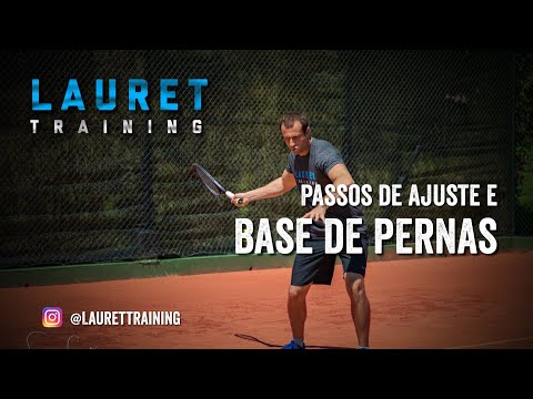Movimentação no tênis: passos de ajuste e base de pernas @LauretTraining