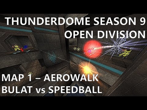 Thunderdome 9 - Bulat vs speedball, map 1 (aerowalk) - QuakeWorld
