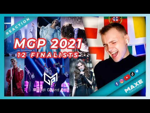Melodi Grand Prix 2021 🇳🇴 12 Finalists | REACTION | NORWAY (KEiiNO, Blåsemafian, Raylee, Emmy...)