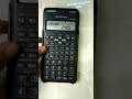 How To Save Any Data In Casio Fx 100 Ms Calculator Shorts Calculator