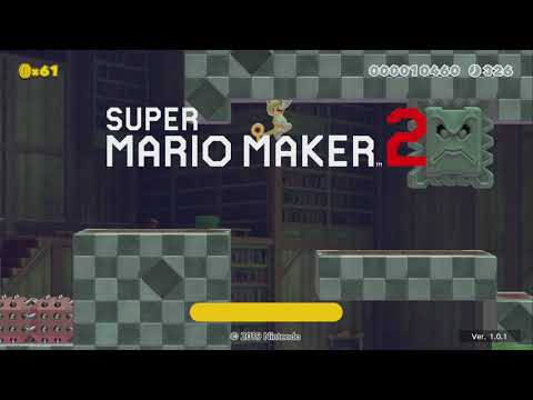 Title Screen Level ~ SM3DW Ghost House - Super Mario Maker 2 - No Commentary 1bu