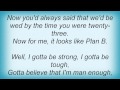 Keith Anderson - Plan B Lyrics