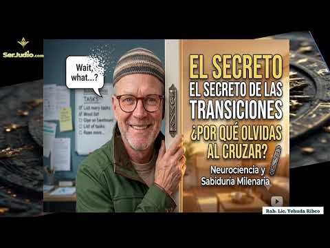 ¿Por qué OLVIDAMOS al cruzar una puerta? El Secreto de las Transiciones 🧠✨El Efecto Umbral y el Secreto de las Transiciones