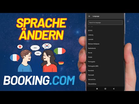 WIE MAN DIE SPRACHE IN DER BOOKING-APP ÄNDERT | AKTUALISIERT!