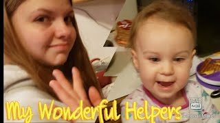 A Typical Day in the Loney house | Work from Home Mom | The Girls Love Helping make Dinner
