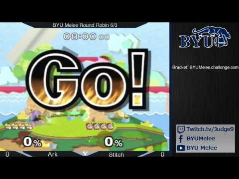 Ark vs Stitch -- BYU Melee Round Robin 6/3/16