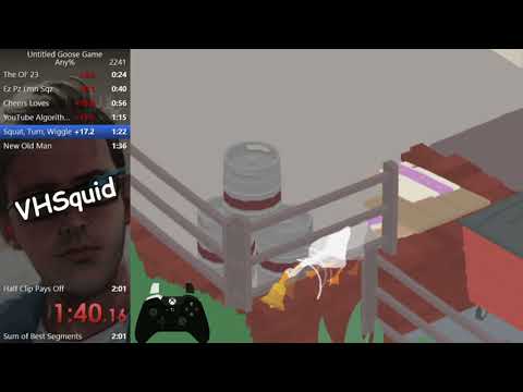 Bootless Reverse Blink w/Controller [Untitled Goose Game Any% Speedrun]
