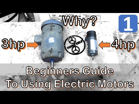 Ultimate Beginners Guide to Using Electric Motors for Makers and DIY Projects; #068