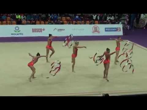 Team Finland. 5 ribbons. Grand Prix, 2015, Final, Moscow.